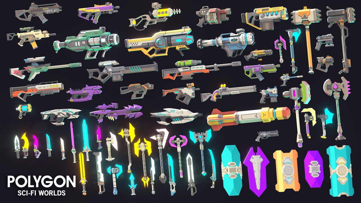 Value Bundle – POLYGON Sci-Fi Worlds, Swamp Marshland & Sci-Fi Outpost Map