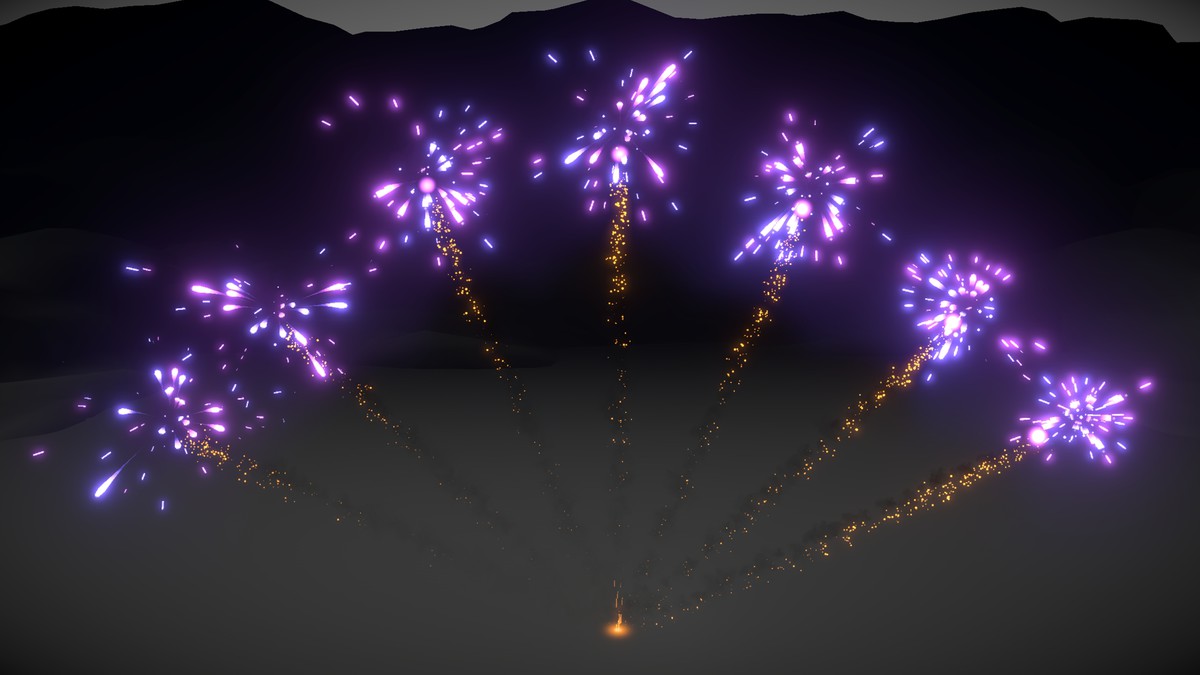 VFX Graph - Fireworks - Vol. 1