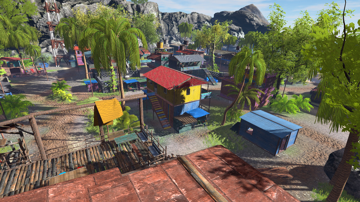 South Pacific Island - Map