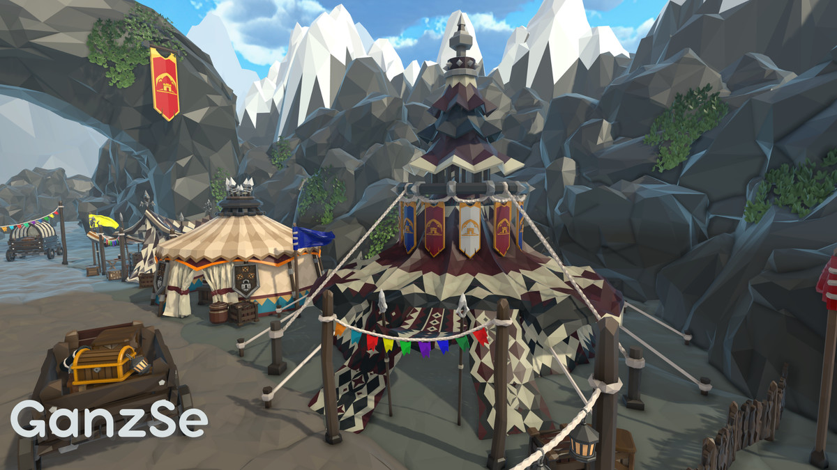 GanzSe Mountain Trade Pass - Stylized Low Poly Environment