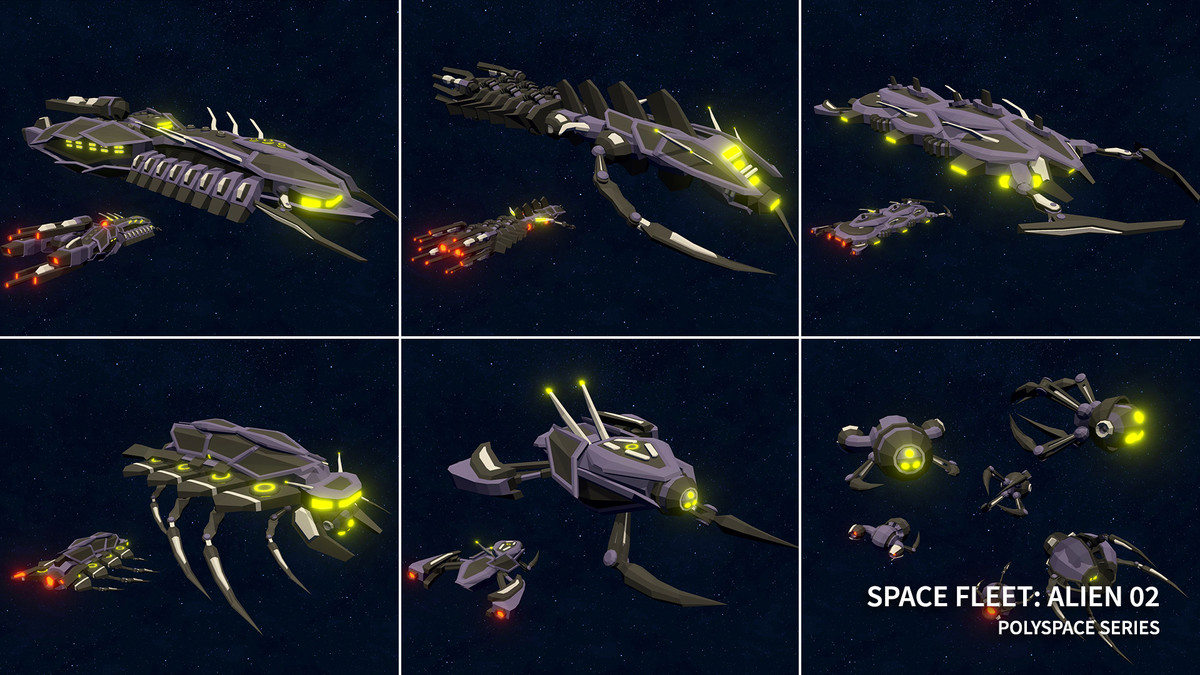 Polyspace - Space Ships Bundle
