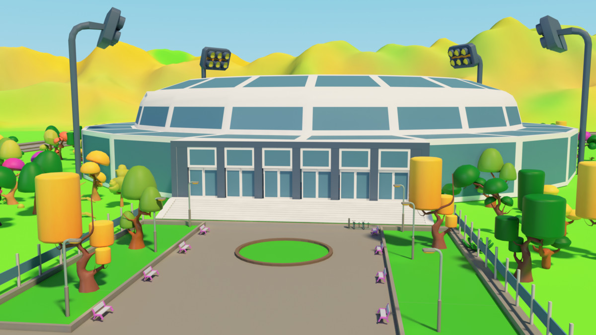 Grand Stadium - Stylized Sports Environment