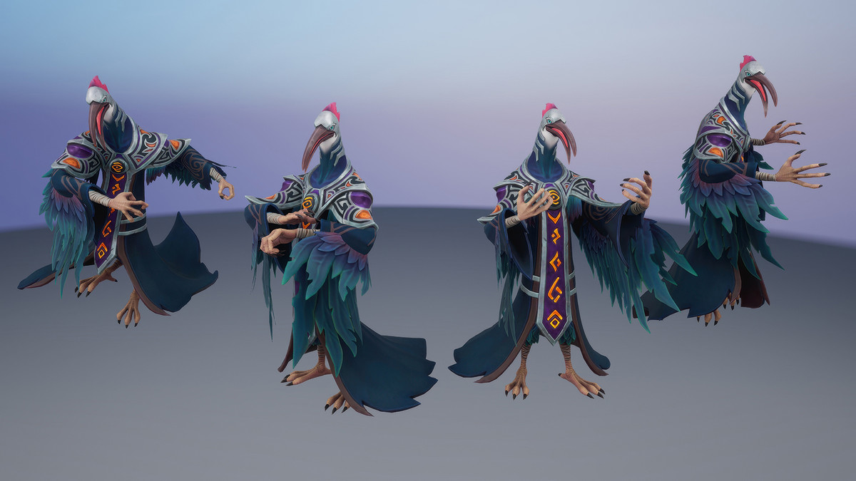 Stylized Egyptian Ibis Mage