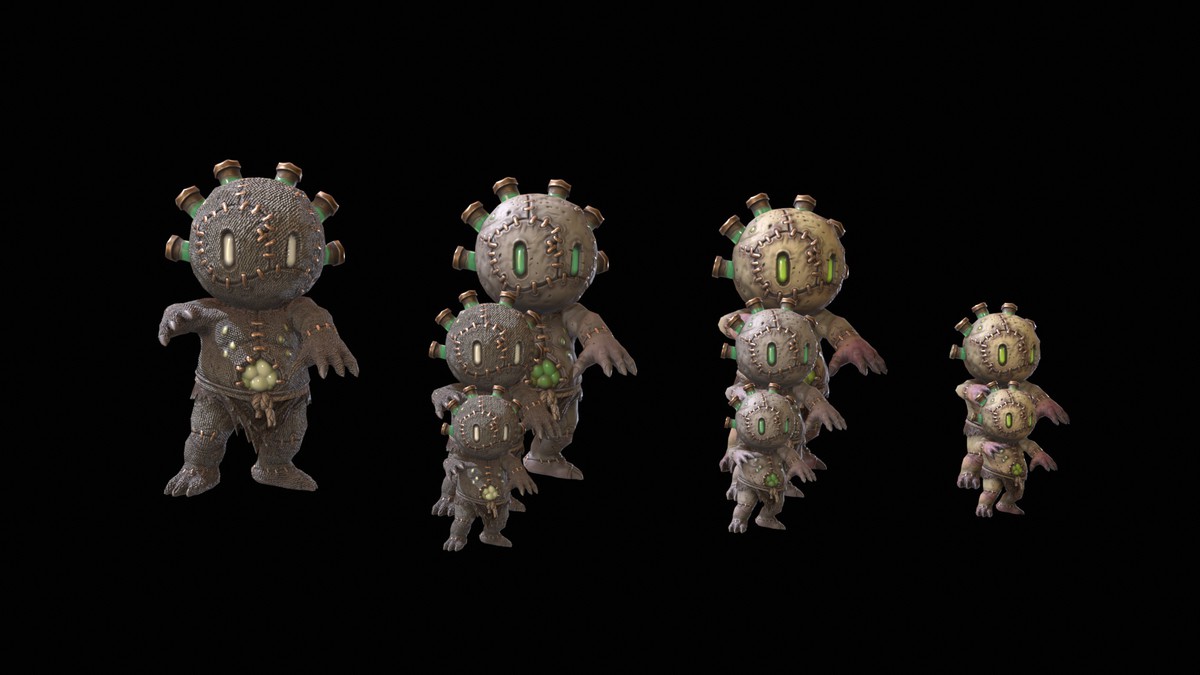 Chibi Necro Zombie Pups