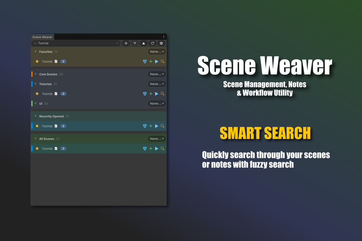 Scene Weaver - Scene Management, Notes & Workflow Utility