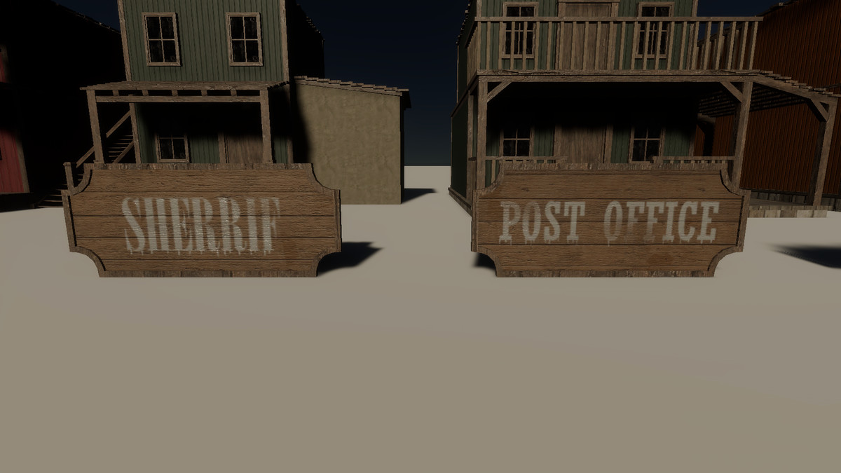 Wild West Town - Realistic Buildings Pack