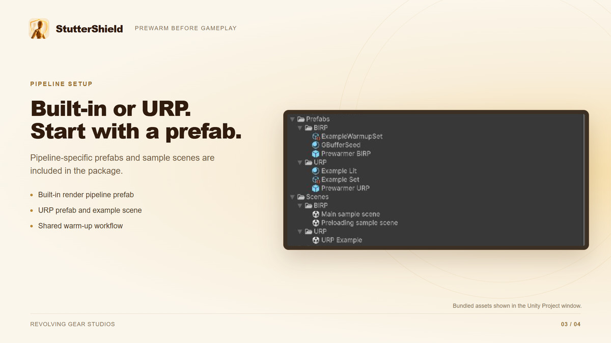 StutterShield – Shader & Material Prewarming