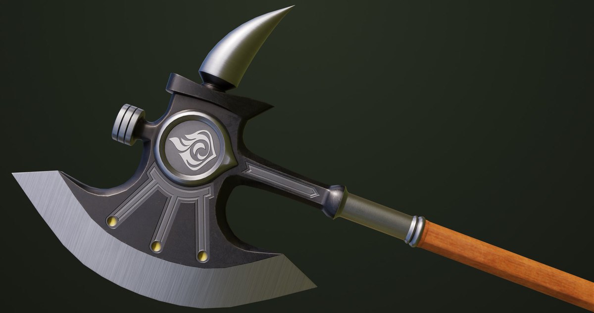 6 Battle Axes Collection 01 URP HDRP Textures