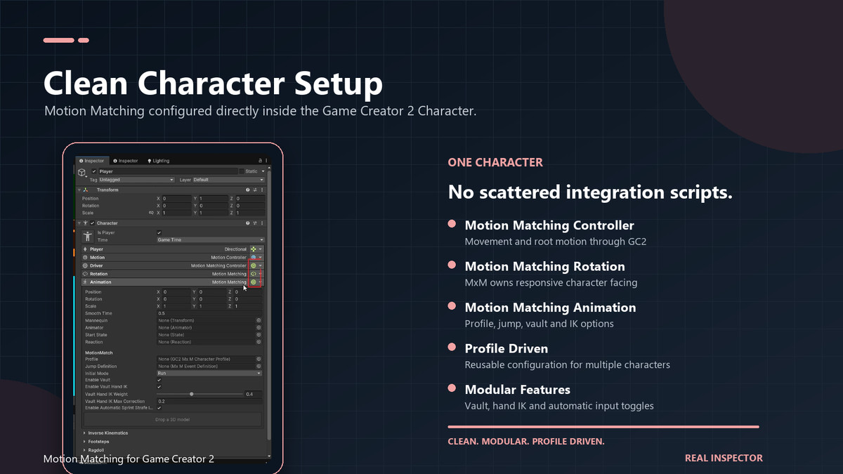 Motion Matching for Game Creator 2