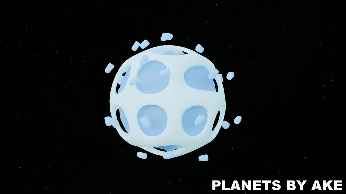 Planets - Stylized Low Poly Asset Pack by Ake