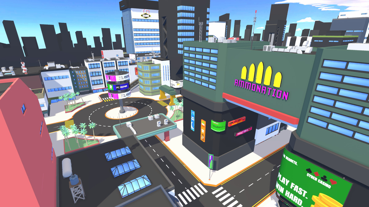 LowPoly Cyberpunk City