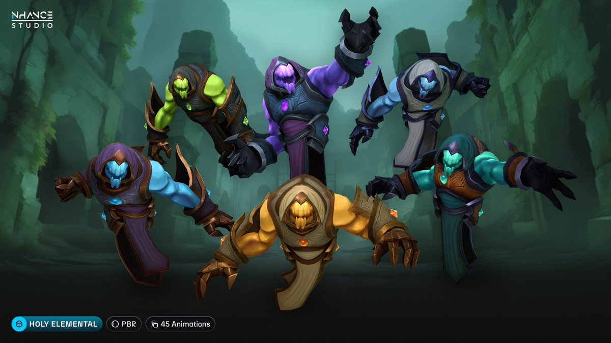 Stylized Fantasy Elementals Pack #2