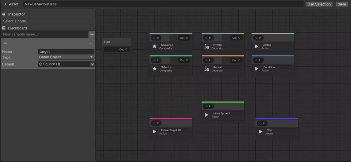 BTGraph Lite- AI Behaviour Tree Framework