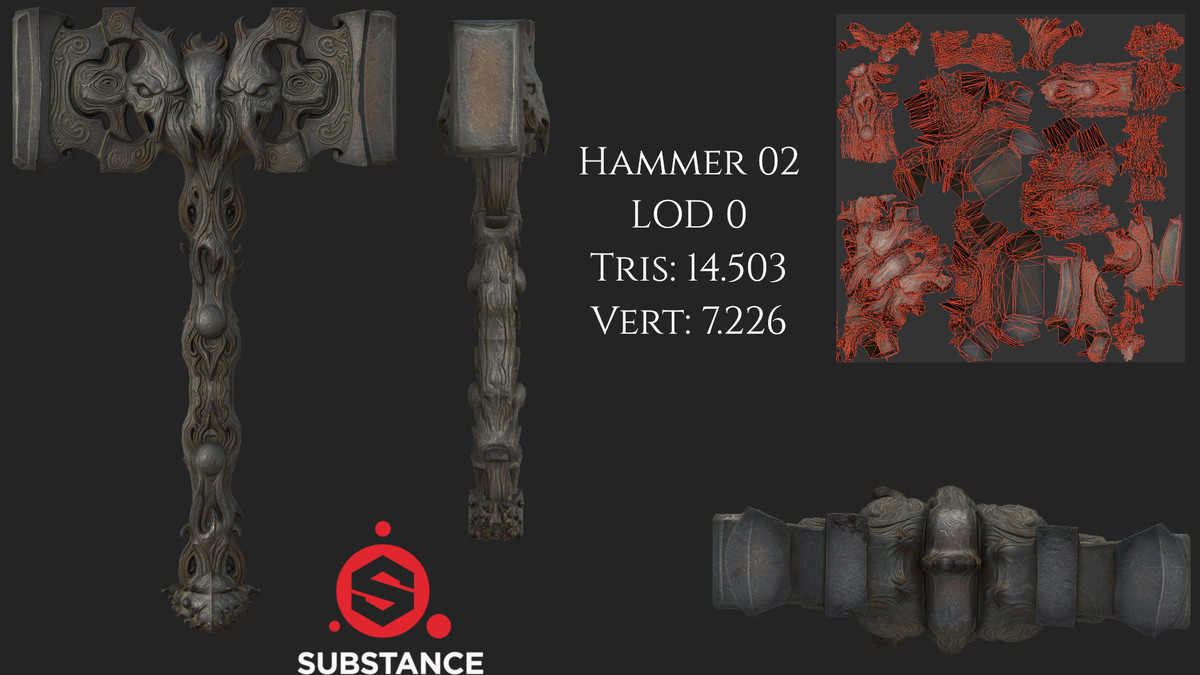 6 Massive Blacksmithing Hammers