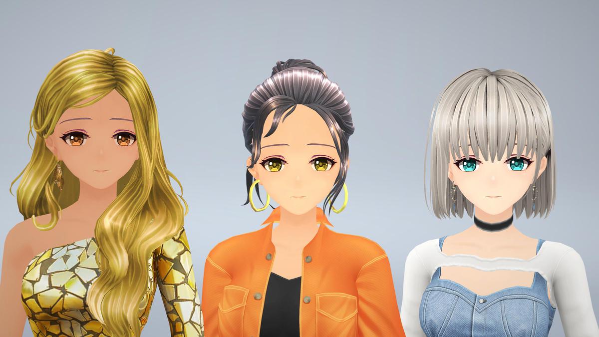 Modular Anime Female Character - Combo 4 (3 outfit)