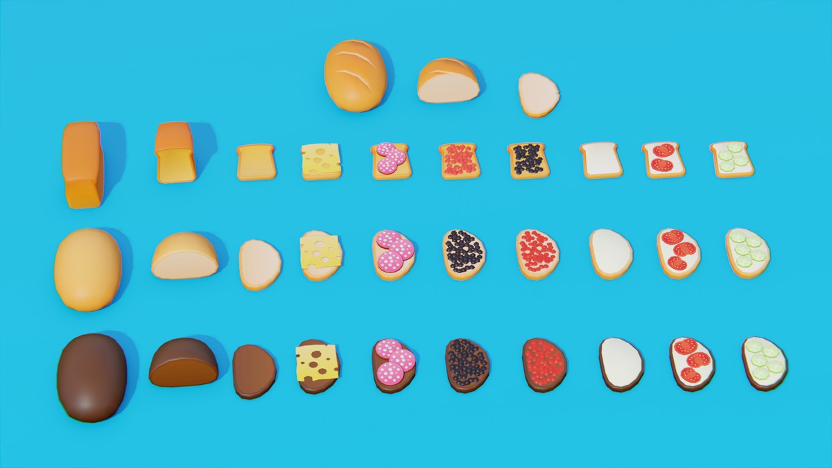 Low Poly Food Pack by IGS