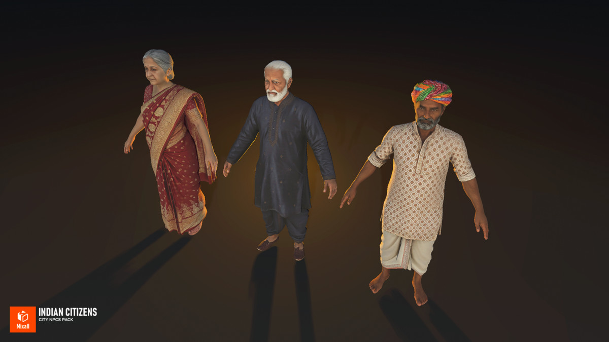 Indian Citizens – City NPCs Pack