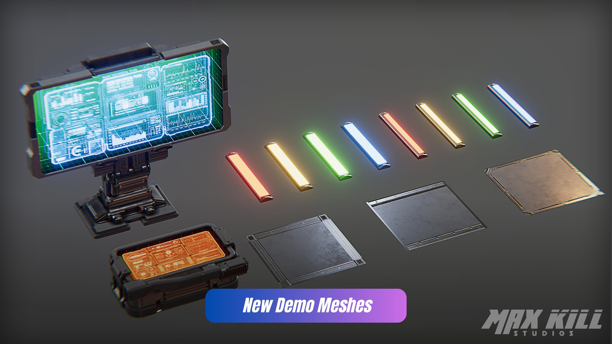 Sci-Fi Hologram Screen Shader