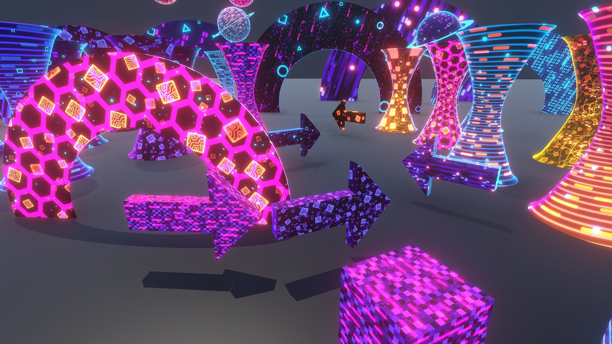 Neon Cyber Shader & Props