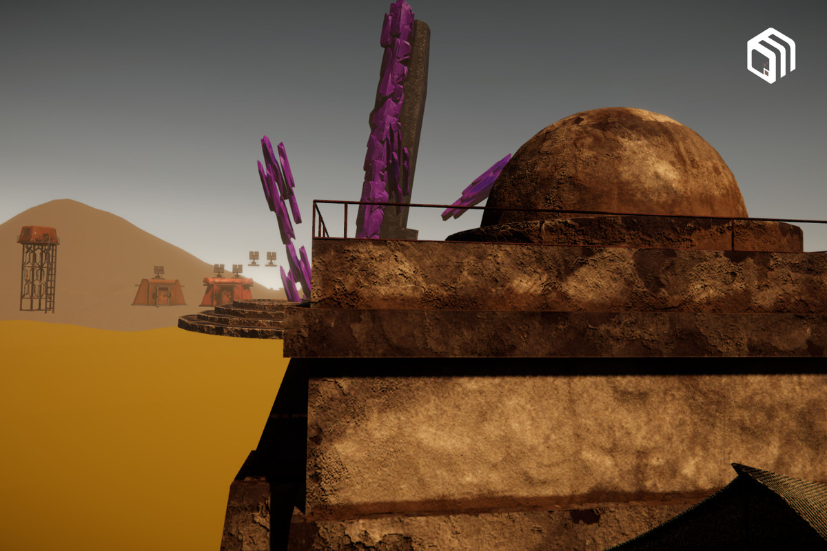 URP Desert Environment: Modular Outpost, Shelters, Props & VFX