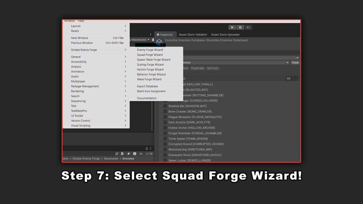 Simple Enemy Forge: No-Code Enemy, Squad, Spawn, Scaling & Wave w/ JSON Export