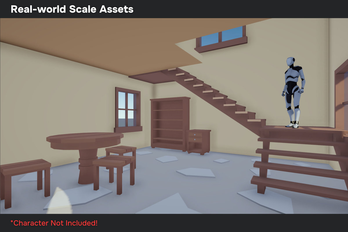 Low Poly Modular Medieval Buildings Pack