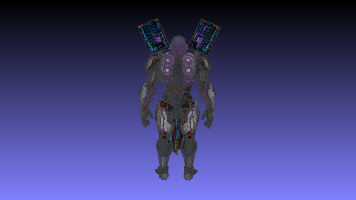 Syntherion Rigged Robot Character