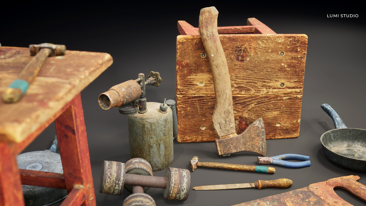 Tool Kit Workshop Props Pack