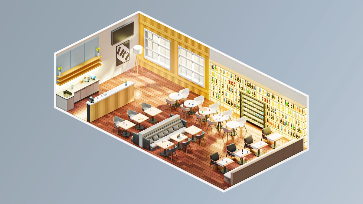 Interior 6 - Low Poly 3D Models Pack