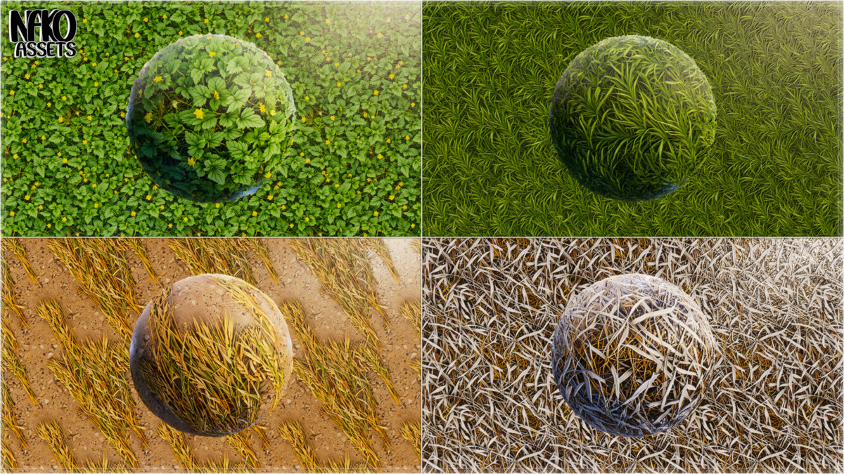 Forest 4K Materials x118 Textures of Realistic Nature | PBR HQ Terrain Pack