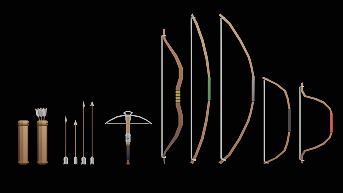 3D Game Kit-Medieval Weapon Pack-2