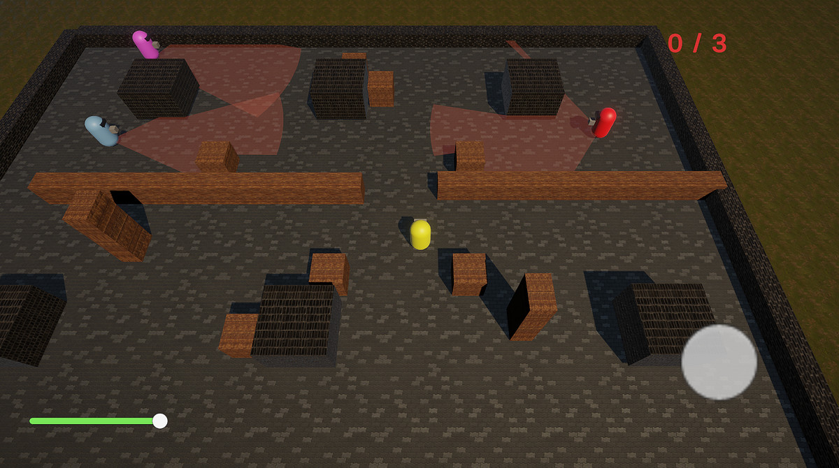 Top-Down Stealth Assassin AI