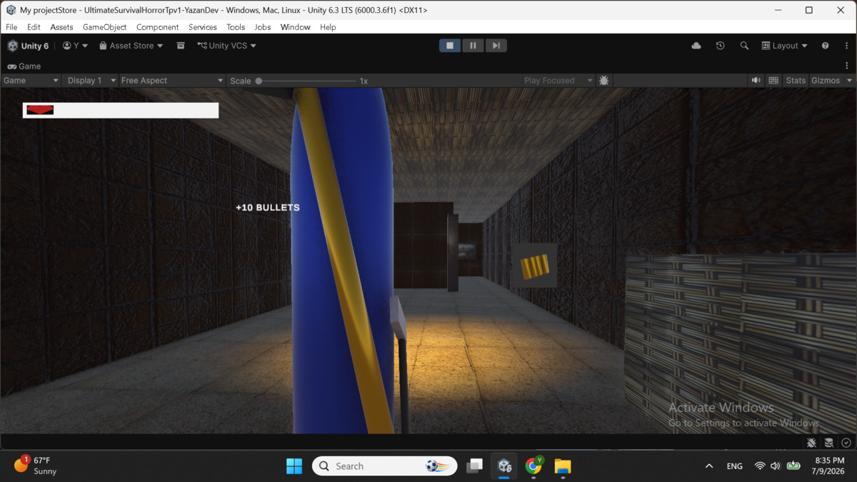 Ultimate Survival Horror Cinematic Third-Person Template