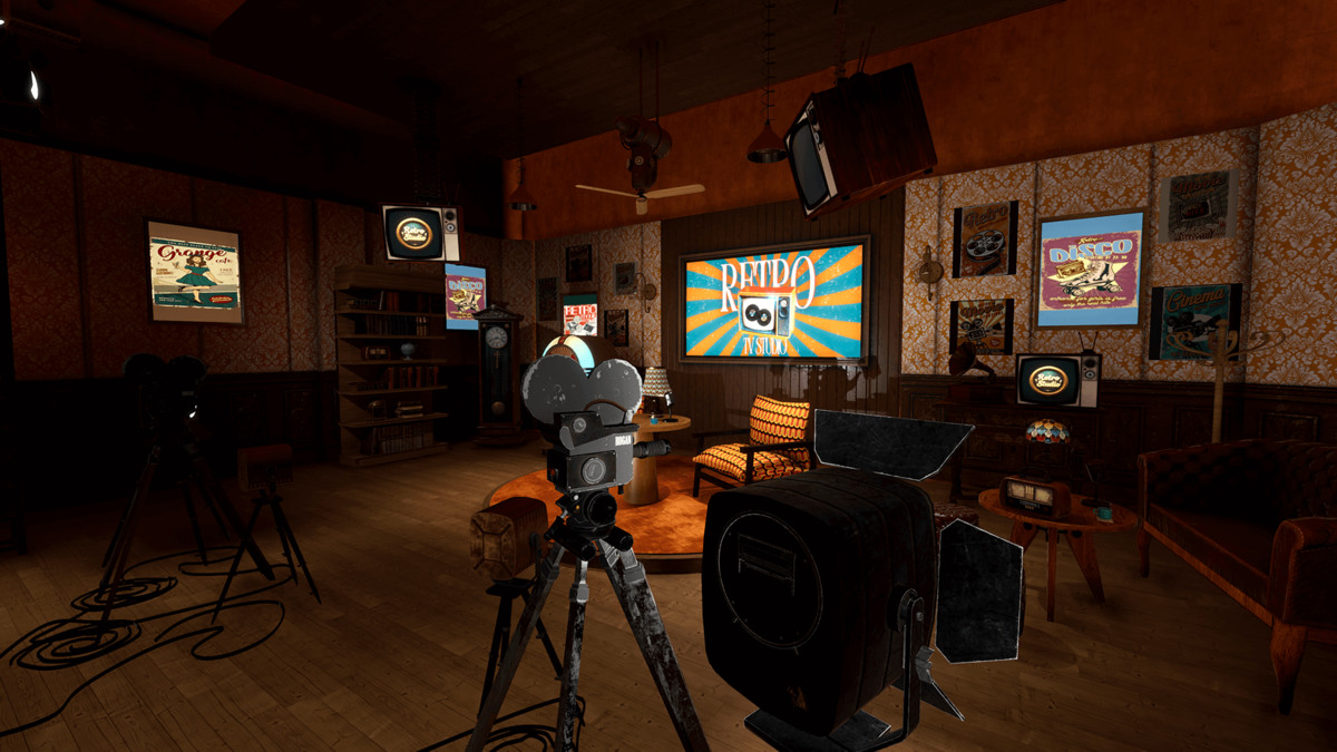 Retro TV Studio 2. (URP)