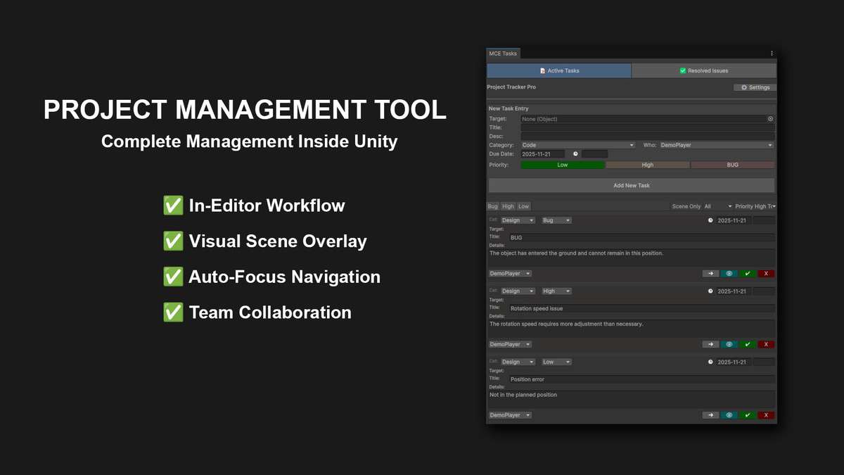 MCE Project Management Tool