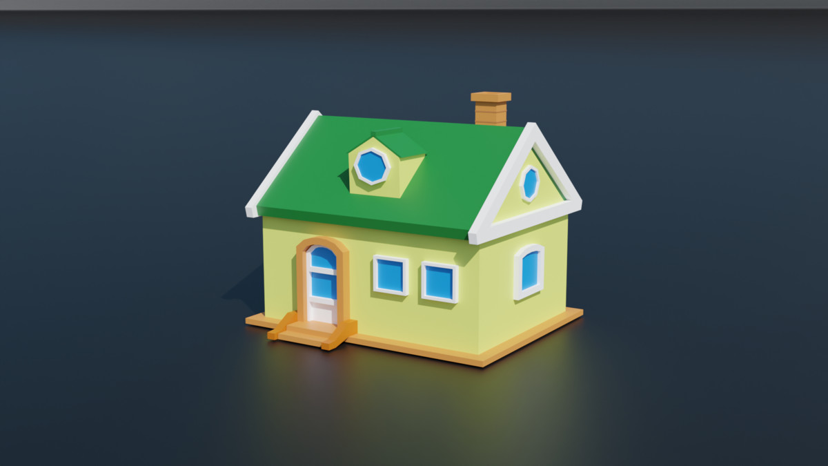 STYLIZED CARTOON BUILDINGS