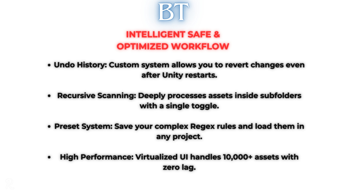 BT-Smart Rename Pro: Advanced Project Organizer