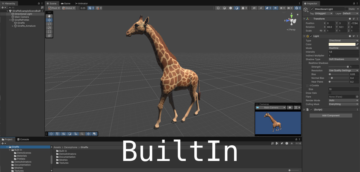 Animated Giraffe