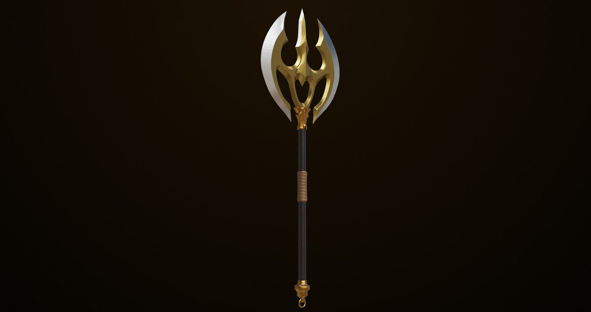 Battle Axe 06 Bronze URP HDRP Textures