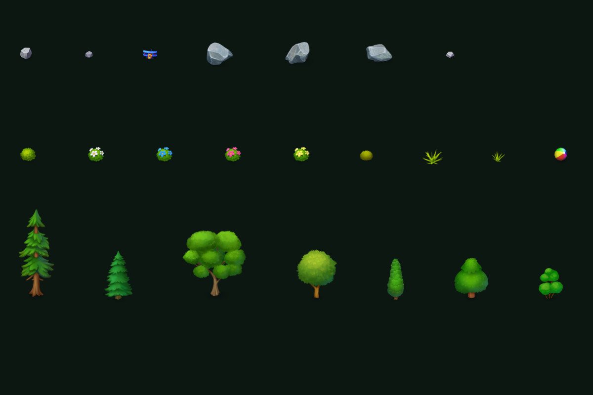 Isometric Environment Tiles Pack