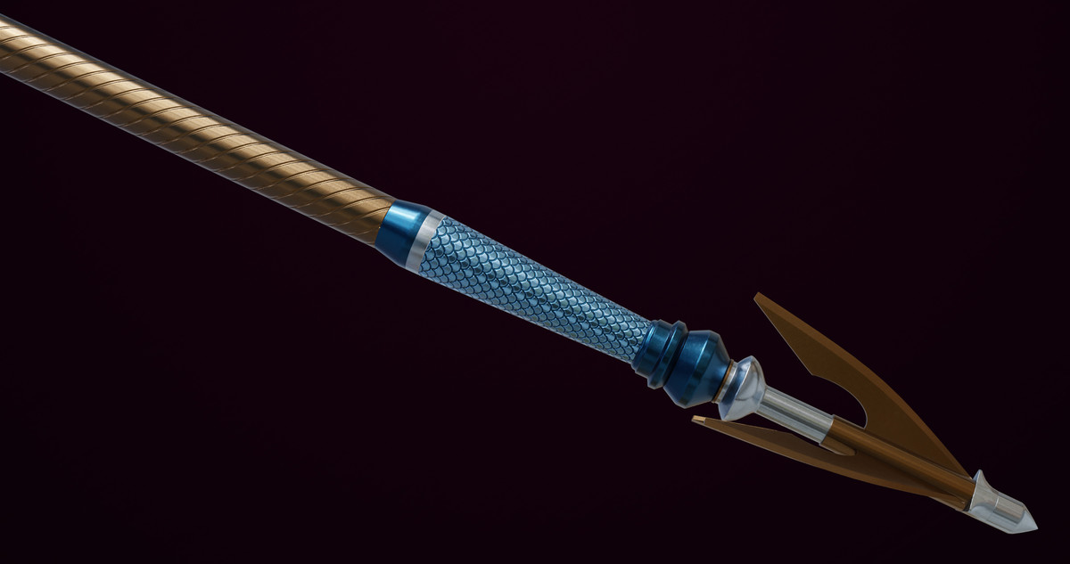 6 Fantasy Trident Bundle URP HDRP Textures