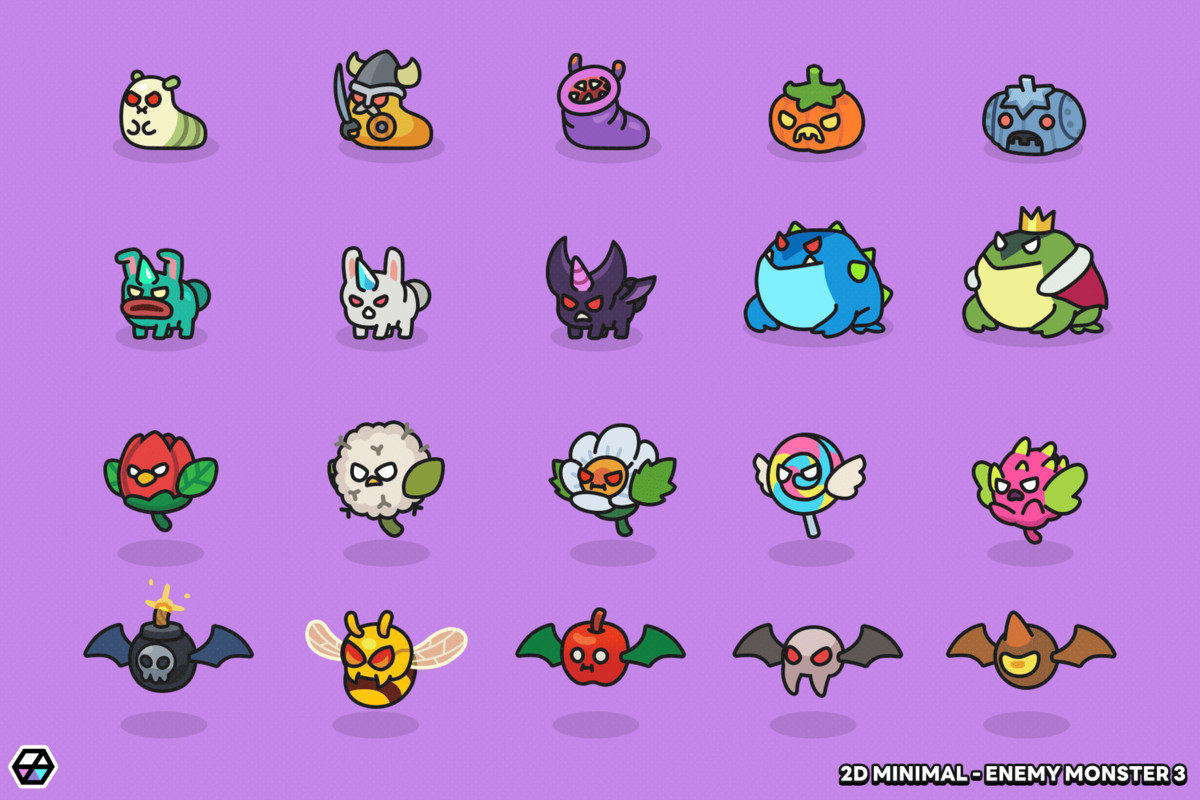 2D Minimal - Enemy Monster3