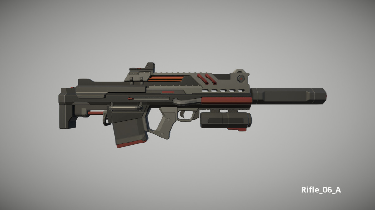 Cyberpunk Armory - Low Poly