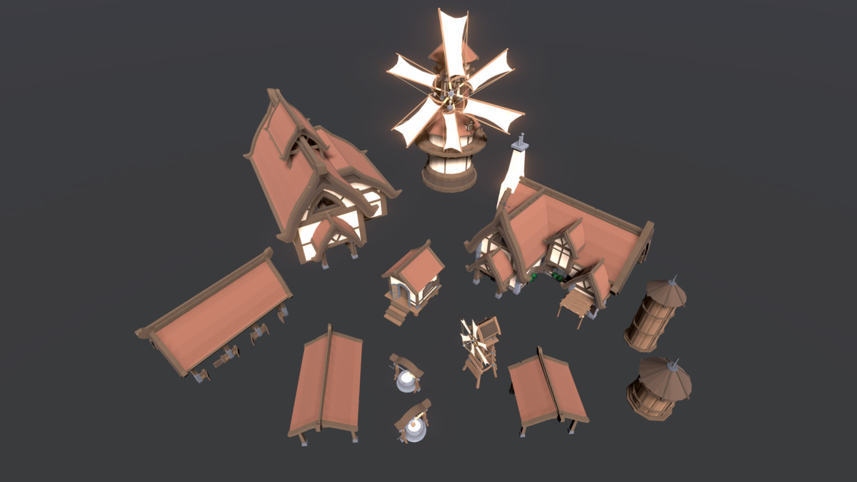 STYLIZED Low Poly Fantasy Bundle Vol. 2