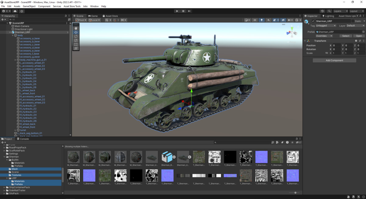 Tank Rigged Sherman M4A2