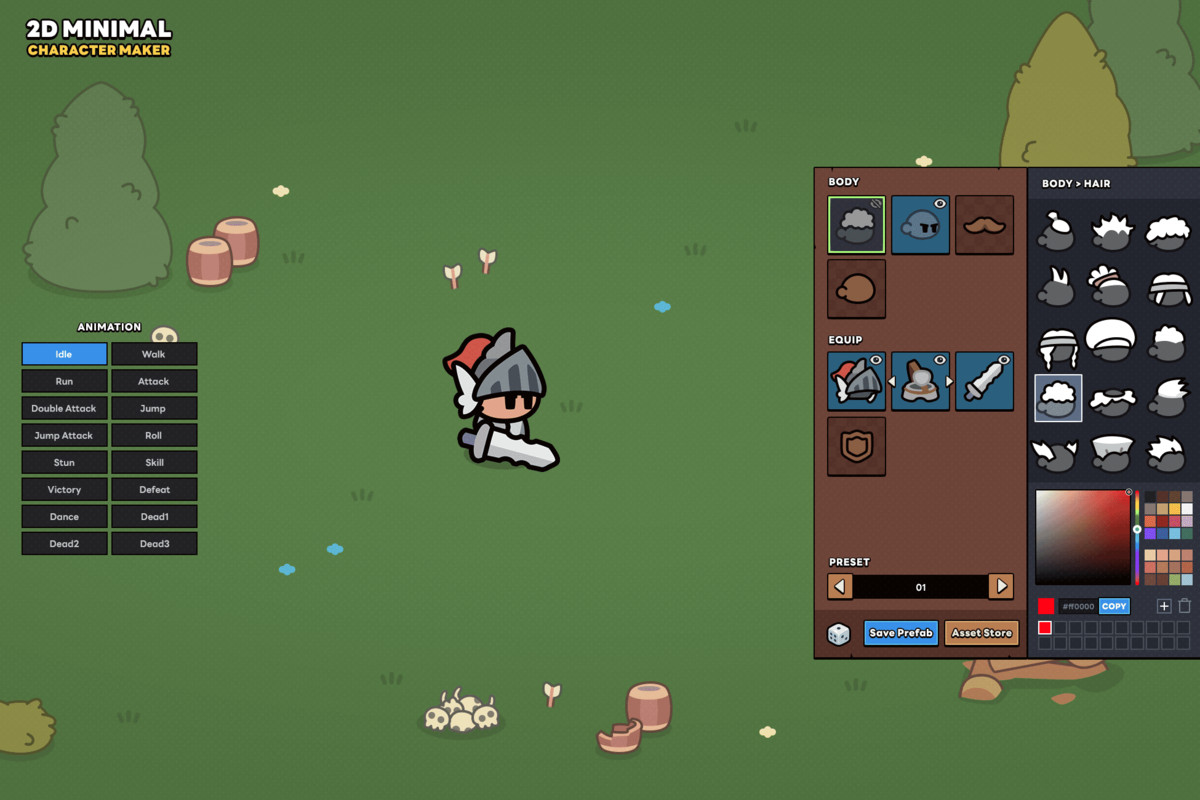 2D Minimal - Character Maker