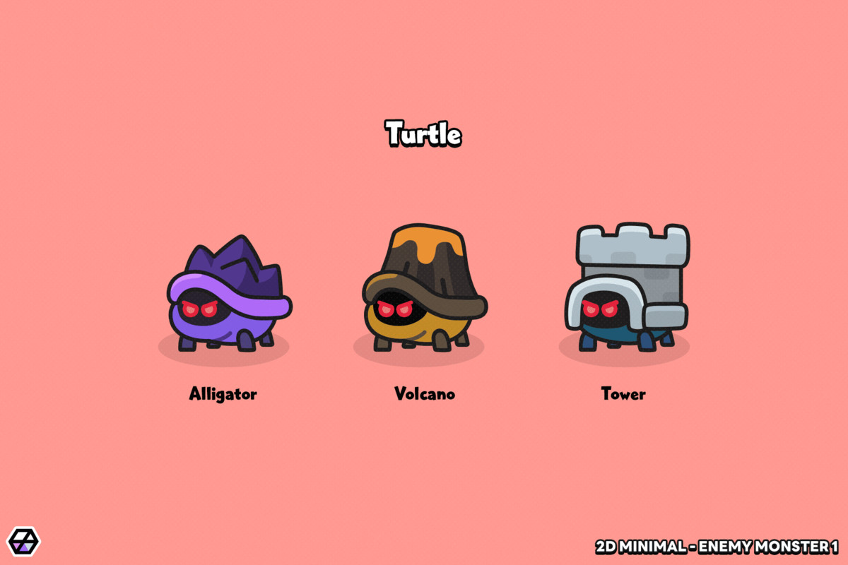 2D Minimal - Enemy Monster1