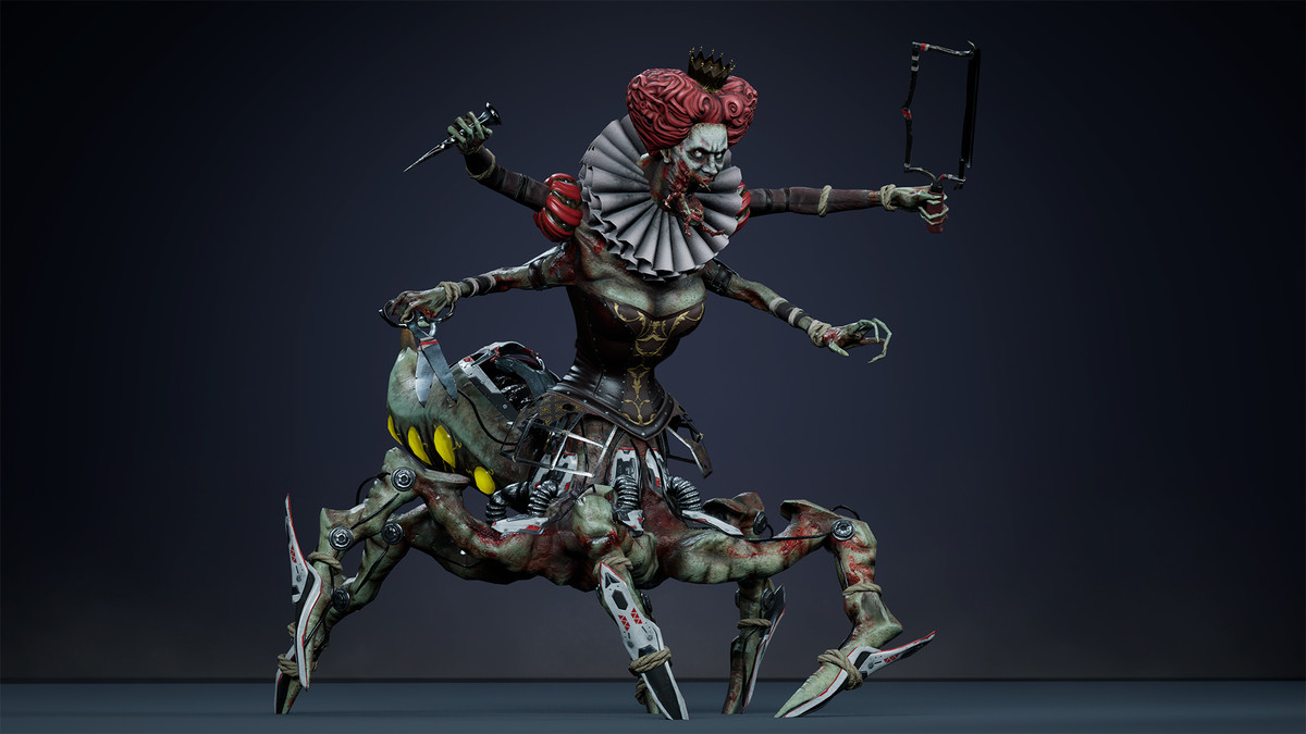 Fantasy Cyborg Queen