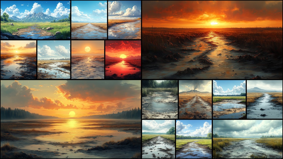 2D Backgrounds Huge Pack