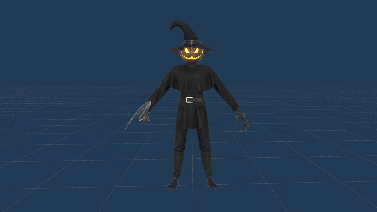 Pumpkinhead Scarecrow